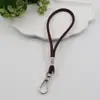 Correas de Cordón Redondo de Cuero Hechas a Mano, Varios Accesorios para Bolsos, Correas de Mano, Llaveros para Fundas de Teléfono, Correas de Muñeca, Cordones Antiperdida