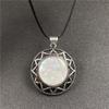 Collar de cristal de estrella de seis puntas, colgante de estilo europeo y americano, conchas de abulón vintage, piedra de ojo de tigre, joyería personalizada, combina y combina.