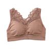 Comercio Exterior Transfronterizo Encaje Sin Costuras Push-Up Espalda Hermosa Fengzhixin Ropa Interior de Moda Transpirable Talla Grande para Mujer Envoltura de Pecho