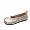 Sapatos rasos estilo francês retrô para mulheres, novos sapatos baixos de outono 2026 para combinar com saias, sapatos Mary Jane estilo balé para noite