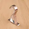 Suporte de cortina de liga de alumínio, suporte de varão romano para janela, suporte de gancho, suporte fixo, haste acessório perfurada para cortina