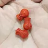 Fornecido diretamente pelo fabricante: Acessórios de Cinábrio de Baixo Conteúdo, Bolsa de Dinheiro de Areia Vermelha com o Caractere para Sorte, Contas Espaçadoras com Furo, Acessórios para Pulseiras DIY