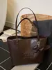 Bolsos Transfronterizos para Mujer 2025 Otoño Nuevo Versátil Color Sólido Letra Gran Capacidad Moda Viajero Bolso de Hombro Bolso Tote