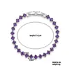 Pulsera de Cuadrado Cruzado de Zirconia Estilo Ins Versátil Joyería para Mano Lujo Ligero Pulsera de Temperamento de Gama Alta