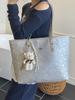 Bolsa Casual para Commuter de Pedido Estrangeiro para Mulheres, Grande Capacidade, Nova Versátil de Ombro para Compras Primavera/Verão 2026, Bolsa Tote Fashion