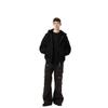 Internet Celebrando Explosões Retro cleanfit Mountain Carving Inverno algodão e espessamento Casaco Masculino e Feminino Lavado Algodão-acolchoado Jaqueta