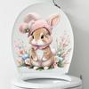 2025 sobre Navidad sobre Conejo en un Arbusto con Flores Pegatina de Baño Removible Envío Transfronterizo Impermeable