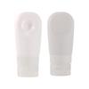 Cepillo de viaje con ventosa, 2 en 1, de silicona, para almacenamiento de cosméticos, loción portátil