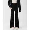 Pantalones de Maternidad para Primavera y Otoño 2026 Estilo Nuevo, Pantalones Acampanados No Ajustados, Tallas Grandes, Leggings Petite, Ropa de Maternidad