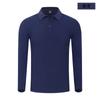 Polo de solapa de algodón peinado de 210 g, mameluco, camiseta de manga larga, logotipo impreso personalizado, camisa de cultura corporativa, herramienta