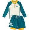 Traje de baño para niños Niños Dividido Nuevo Traje de baño para Niños Niños Grandes Adolescente Manga Larga Protección Solar Bañador Verano Mayoreo