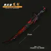 Mercancía Pacífica de PUBG: Armas Legendarias, Nunchakus del Dragón Shenlong, Espadas Duales de Lava, Guadaña de Batalla, Set de Modelo Metálico de Hoja Fragmentada