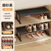 Los estantes escalonados del zapatero son retráctiles y ahorran espacio, una herramienta mágica para guardar zapatos con un soporte para zapatos de doble capa para la entrada