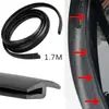 Tira de sellado insonorizante de goma en forma de T para parabrisas delantero, techo solar, ventana, puerta trasera, techo de coche, impermeable