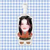 Babymonster Lee Cha-In Shin Hye-Yeon Etiqueta de Equipaje Colgante para Mochila Cadena Colgante Decoración Etiqueta Colgante Merchandising