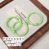 Colgante de Color Ins Cadena para Teléfono Móvil Llavero Diseño Creativo Hebilla de Anillo de Hojas Sueltas Hebilla de Cierre de Oficina Desmontable