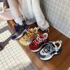 Zapatos casuales de moda Waffer Forrest Gump 2025 Primavera y Otoño, Zapatos para mujer con combinación de colores, Estilo coreano, Retro, Suela gruesa y suave, Zapatos Forrest Gump para mujer, Modernos