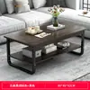 Mesa de centro para sala de estar, adecuada para apartamentos pequeños, sofá pequeño, mesa de centro simple, diseño minimalista y moderno, ideal para apartamentos de alquiler, mesa de balcón