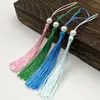 Punta con Borla con Perlas de Simulación Accesorios Hechos a Mano diy Material Punta Colgante Borla para Ropa Estilo Chino