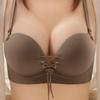 2328 push up sexy pull B ropa interior de mujer pecho pequeño push up cordón antideslizante de una pieza copa palma sujetador sujetador