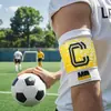Brazalete de Capitán de Fútbol Profesional para Partido de Fútbol Entrenamiento Brazalete de Capitán Brazalete Estampado Logo C Brazalete de Color Sólido