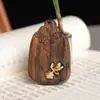 Venta Directa de Fábrica del Popular Colgante de Lujo Negro y Dorado del Dios de la Riqueza con un Buda sin Rostro, Adecuado para Colgar en el Cuello o en el Coche