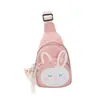 Bolsa Infantil Bolsa Pequeña de Niña Bolso Cruzado de Lona para Niña Bolsa de Conejo Linda Bolso de Hombro de Moda Bolso de Pecho