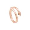 Anillo de mariposa de diseño creativo geométrico anillo de cadena de amor anillo de diamantes no se desvanece nicho joyería de hebilla para dedo
