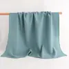 Paquete de Tres Mantas para Bebé Transfronterizo, Envolturas de Gasa Plegada, Envolturas de Crepé, Muselinas de Gasa de Algodón Puro para Recién Nacidos y Bebés