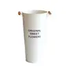 Balde de Flores Estilo Nórdico para Uso Doméstico, Balde de Flores Grande e Profundo para Água, Balde de Lata para Flores Frescas Hidropônicas de Floricultura, Vaso Grande para Decoração de Casa