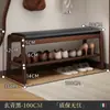 Banqueta para Cambiar Zapatos para Entrada de Casa, Gabinete de Zapatos de Madera Maciza de Lujo Ligero con Asiento, Almacenamiento Integrado para Pasillos Estrechos