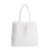 Bolso Tote de Peluche de Gran Capacidad para Viajes Diarios de Mujer 2025 Otoño Nuevo Casual Simple Estilo Extranjero Bolso de Hombro Único