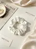 Elástico de cabelo de tecido floral, scrunchie fofo para rabo de cavalo para mulheres, acessório de cabelo estilo coreano, suprimento para joalherias, direto da fábrica