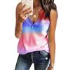 Verano de comercio exterior Comercio exterior costuras color contraste top chaleco suéter con cuello en V oscuro YY0012