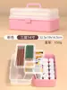 Caja de herramientas para estudiante de arte almacenamiento de pintura hardware plegable para pintura china pintura Estudiantes de primaria primer grado polvo