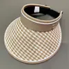Novo chapéu de verão estilo coreano feminino com incrustação de diamantes moda xadrez pata de galo proteção solar topo vazio chapéu de sol moda chapéu de sol para atividades ao ar livre