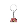 Chaveiro de Borracha Macia em PVC Amor e Paz Pingente de Bolsa Pequeno Presente Chaveiro Acessórios para Joias DIY Transfronteiriço Em Estoque