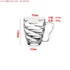 Jingxiang vaso de agua de vidrio transparente gran capacidad para el hogar resistente al calor engrosado taza de té con asa Cerveza Cerveza Cerveza Taza Casa de té Bar