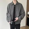 Chaqueta Elegante para Hombre Primavera y Otoño 2026, Marca de Tendencia Ins High Street, Estilo de Hong Kong, Estilo Harajuku Japonés, Versión Coreana, Chaqueta de Corte Holgado