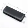 Kit de Tesouras de Fornecimento de Fábrica Tesouras de Barbeiro Bolsa de Couro Ferramentas de Metal Conjunto de Armazenamento de Tesouras de Cabeleireiro em Couro Preto
