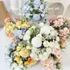 Flores Falsas, Ramos Artificiales, Rosas Pequeñas Frescas Cepilladas, Hortensias, Flores de Seda, Flores de Plástico, Flores Secas, Ramos, Decoraciones de Boda