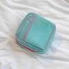 Malla de Maquillaje Color Tofu Ultra-ligera Malla Artículos Varios Almacenamiento Bolsa de Lavado Multiusos Viaje Gran Capacidad Portátil
