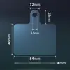 Colgador de Tarjeta Transparente Almohadilla para Teléfono Móvil Tarjeta Fija Cordón para Teléfono Móvil Junta para Teléfono Móvil Pieza Fija Puerto de Carga de Teléfono Móvil Pegatina de Tarjeta
