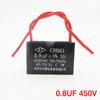 Condensador de Arranque para Ventilador CBB61 1/1.2/1.5/1.8/2.5/3/4/6UF Rango 450V500V Campana Extractora Ventilador de Techo