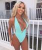 AliExpress Amazon cross-border senhoras maiô de uma peça sexy trançado biquíni europeu e americano 9133