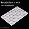 Fábrica Personalizada Ps Proteção Ambiental Bandeja de Blister Branca Dobrável Bandeja de Blister para Transporte Placa de Blister