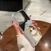 Capa de Celular Espelho de Gatinho Fofo para Estudantes Adequada para Iphone14/15Plus, Espelho de Maquiagem Apple 18Pro para Meninas