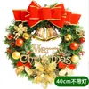 Guirlanda de Natal 4050/60/80 Decorações de Natal Criativas Pendurada na Porta Círculo para Pendurar na Árvore de Natal Arranjo de Presente