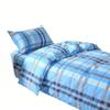 Kit de Tres Piezas para Dormitorio Escolar para Estudiante Dormitorio Literas Superiores e Inferiores Rayado Kit de Cama de Tres Piezas