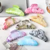 Clip para el Cabello con Nuevo Patrón Degradado Transfronterizo Abs Pinza de Tiburón Grande de Gama Alta Clip para la Parte Posterior de la Cabeza Accesorios para el Cabello Fabricante Lote